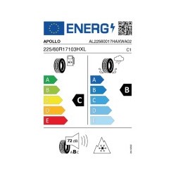 APOLLO: APOLLO XP-WIN 225/60 R17 103H XL