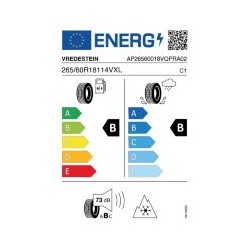 VREDESTEIN: VREDEST. Q-PRO 265/60 R18 114V XL