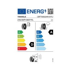 TRIANGLE: TRIANGLE TH202 245/35 R19 93 Y XL