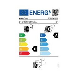 UNIROYAL: UNIROYAL RAIN-3 215/45 R16 90 V XL