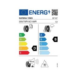 SUPERIA TIRES: SUPERIA ECO-4S 205/70 R15 106R