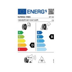 SUPERIA TIRES: SUPERIA ECO-4S 195/65 R16 104R