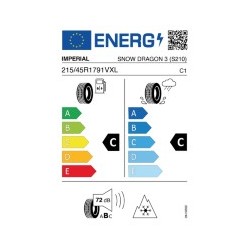 IMPERIAL: IMPERIAL SNOW-3 215/45 R17 91 V XL