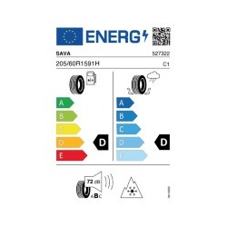 SAVA: SAVA ES S3+ 205/60 R15 91 H