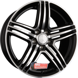 Jante 2DRV by WHEELWORLD type WH12 Schwarz Hochglanz Poliert (SP+)