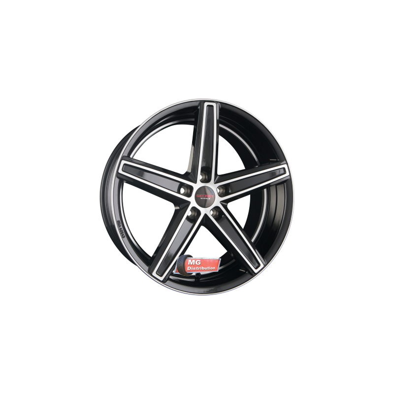 Jante SECRET WHEELS type SW7 Black Polished