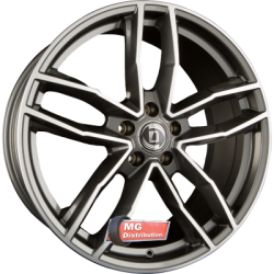 Jante DIEWE WHEELS type ALITO PLATIN S MACHINED - Anthrazit Glanz Frontpoliert