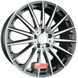 Jante 2DRV by WHEELWORLD type WH39 Dark Gunmetal Hochglanzpoliert (DGMP+)