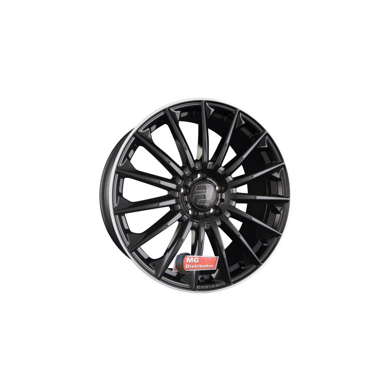 Jante 2DRV by WHEELWORLD type WH39 Schwarz Brillant Lackiert Hornpoliert (SW+ / ML+)