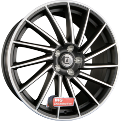 Jante DIEWE WHEELS type BRIOSA NERO MACHINED - Schwarz Givré Frontpoliert