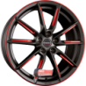 Jante BORBET type LX Graphite Spoke Rim Red Polished