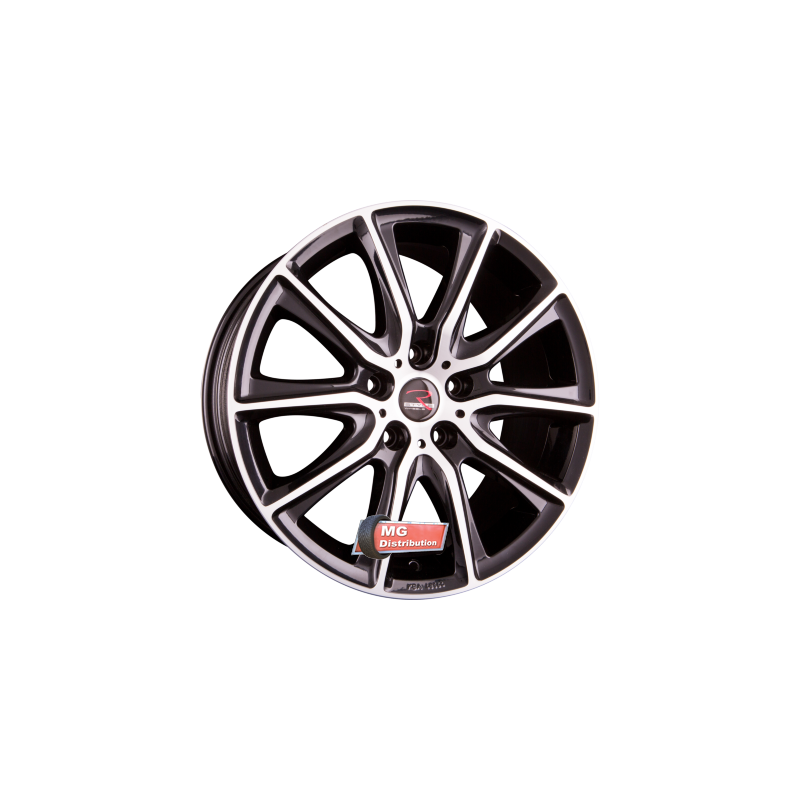 Jante R STYLE WHEELS type SR13 Black Front Polished