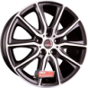 Jante R STYLE WHEELS type SR13 Black Front Polished