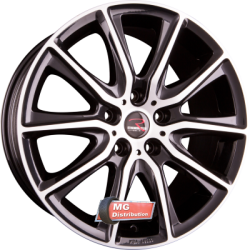 Jante R STYLE WHEELS type SR13 Black Front Polished