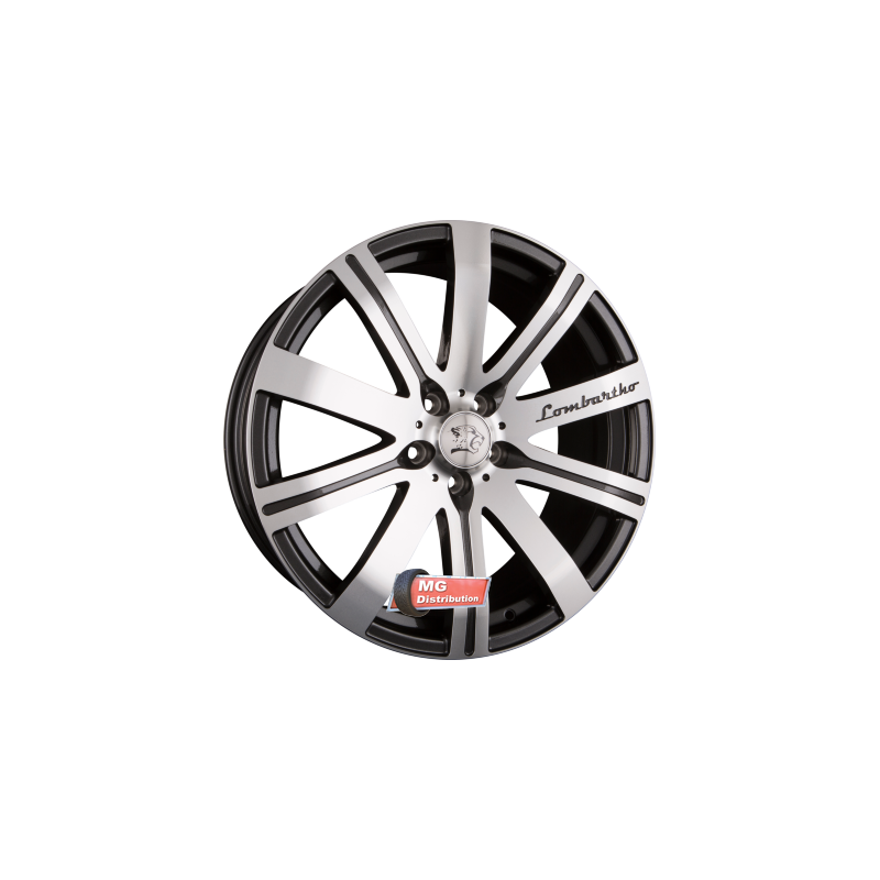 Jante CHEETAH WHEELS type LOMBARTHO LX Gunmetal Front Polished