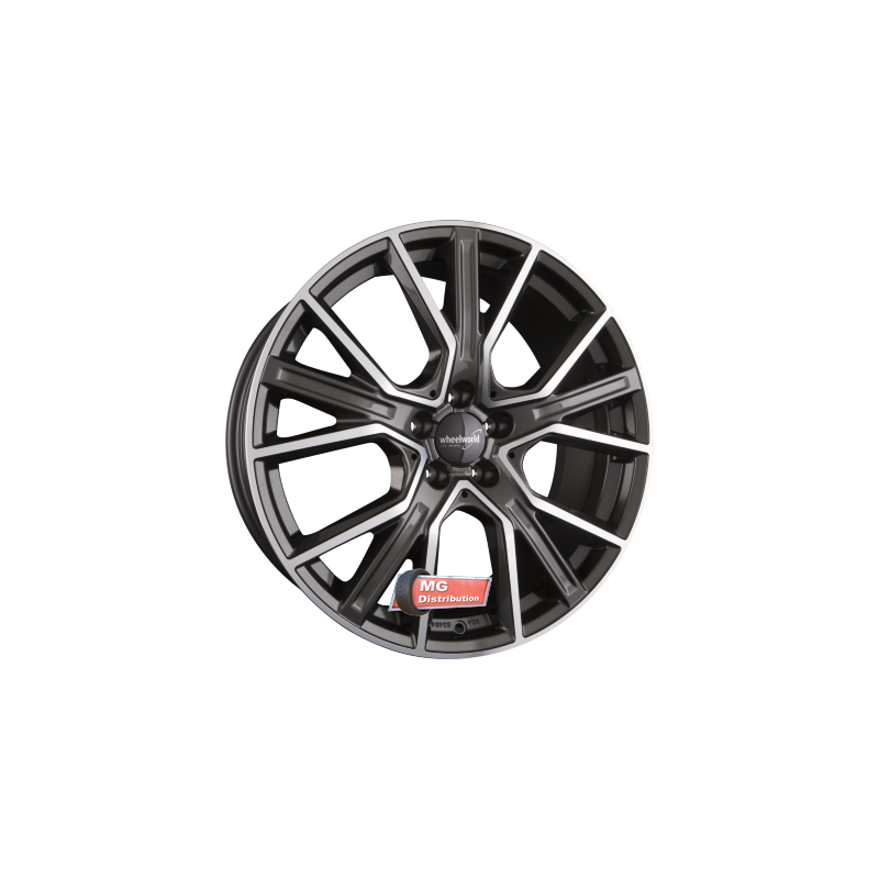 Jante 2DRV by WHEELWORLD type WH34 Dark Gunmetal Hochglanzpoliert (DGMP+)