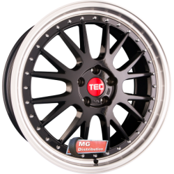 Jante TEC SPEEDWHEELS type GT EVO Schwarzglanz Hornpoliert