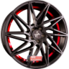 Jante KESKIN type KT20 FUTURE Black Painted Red Inside (BPRI)