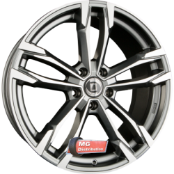 Jante DIEWE WHEELS type AVIO PLATIN S MACHINED - Anthrazit Glanz Frontpoliert