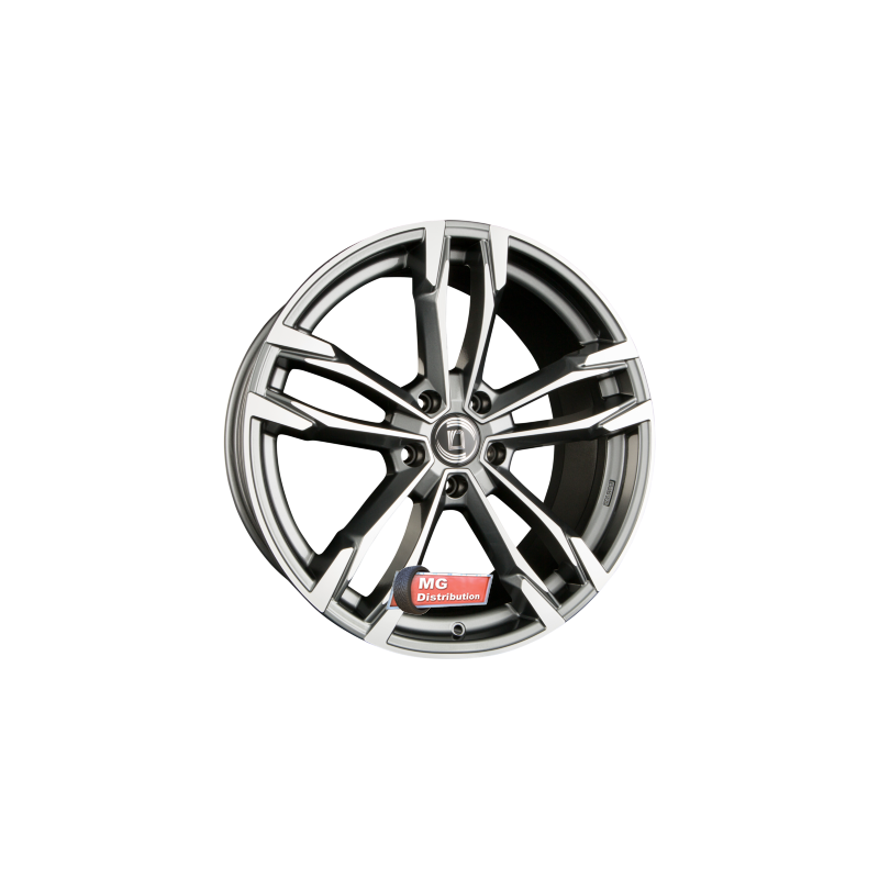 Jante DIEWE WHEELS type AVIO PLATIN S MACHINED - Anthrazit Glanz Frontpoliert