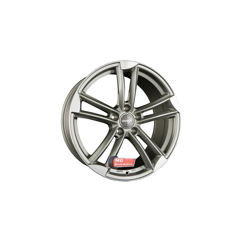 Jante 2DRV by WHEELWORLD type WH27 Daytona Grau Hochglanzpoliert (DGP+)