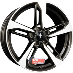 jante 2DRV by WHEELWORLD type WH36 Dark Gunmetal Hochglanzpoliert (DGMP+)