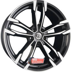 jante DIEWE WHEELS type AVIO NERO S MACHINED - Schwarz Glanz Frontpoliert