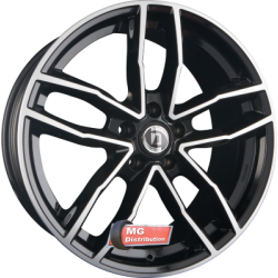 jante DIEWE WHEELS type ALITO NERO S MACHINED - Schwarz Glanz Frontpoliert