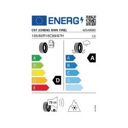 CST (CHENG SHIN TIRE): CST ACT1 195/60 R16 99/97 H