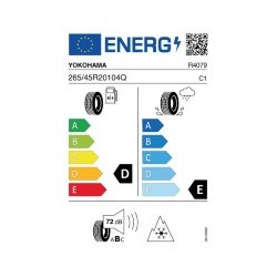 YOKOHAMA: YOKOHAMA G075 265/45 R20 104Q