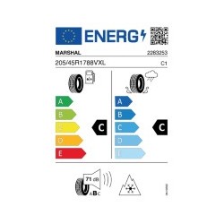MARSHAL: MARSHAL MH22 205/45 R17 88 V XL